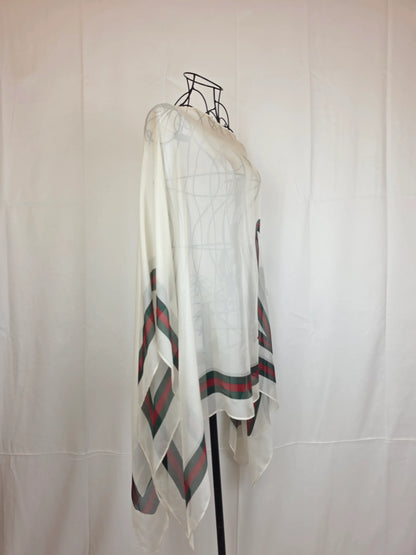 Gucci-Vintage-Stola-in-Chiffon-Bianco-70263516070212 - Pally Vintage Closet