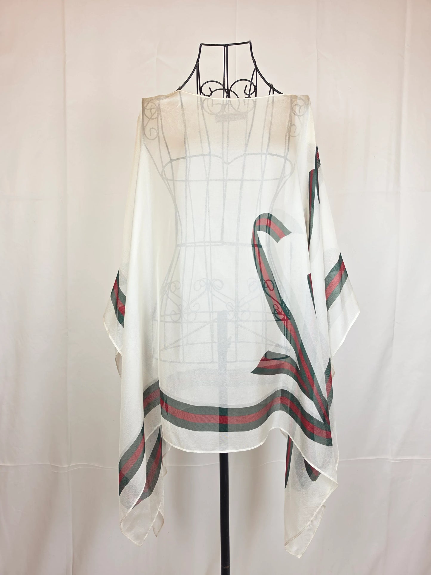 Gucci-Vintage-Stola-in-Chiffon-Bianco-70263516135748 - Pally Vintage Closet