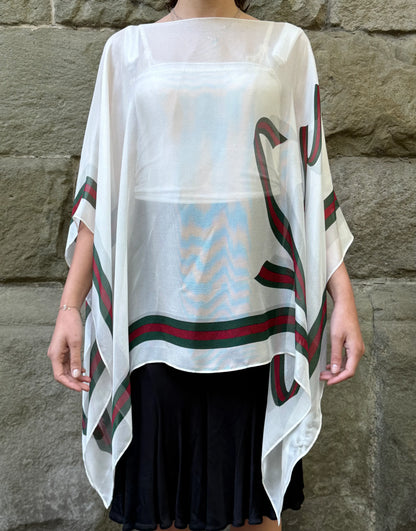 Gucci-Vintage-Stola-in-Chiffon-Bianco-70300490727748 - Pally Vintage Closet