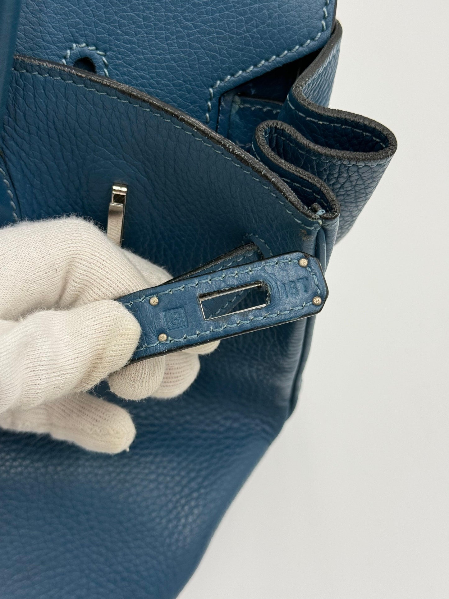 Herm-s-Borsa-Birkin-35-Blue-Jean-in-Pelle-Togo-con-Hardware-Palladio-70420589871428 - Pally Vintage Closet