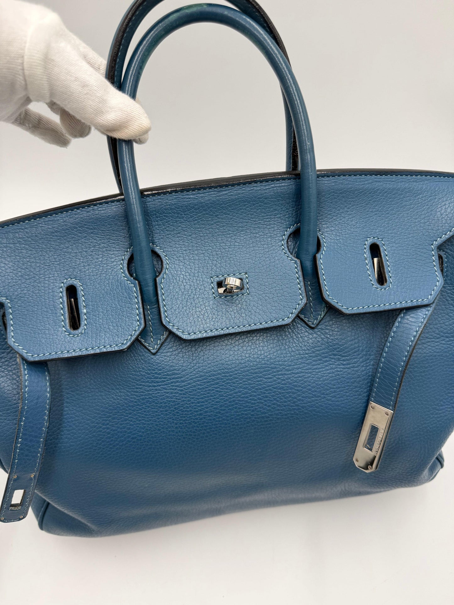 Herm-s-Borsa-Birkin-35-Blue-Jean-in-Pelle-Togo-con-Hardware-Palladio-70420590002500 - Pally Vintage Closet