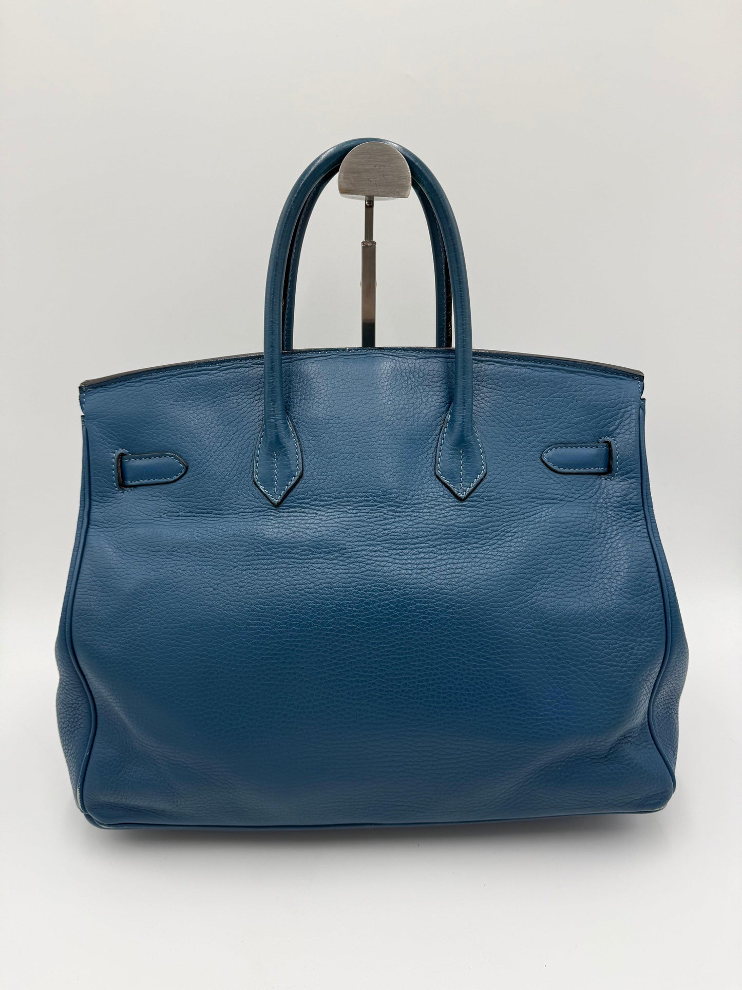 Herm-s-Borsa-Birkin-35-Blue-Jean-in-Pelle-Togo-con-Hardware-Palladio-70420590690628 - Pally Vintage Closet