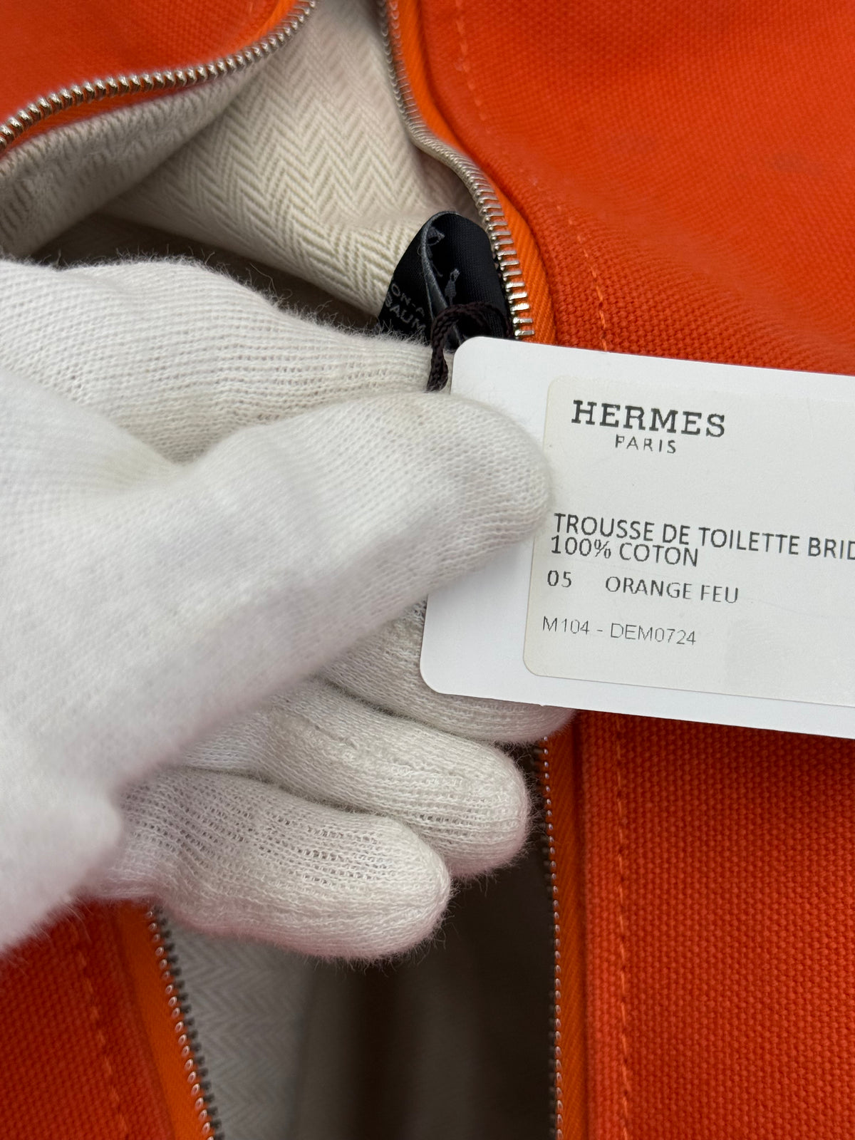 Hermès Pouch Bride-à-Brac GM Orange Feu - Pally Vintage Closet