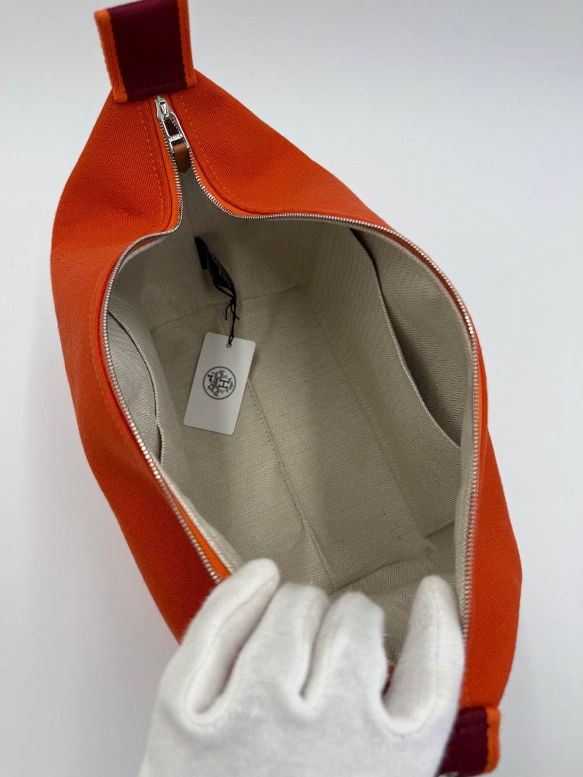 Hermès Pouch Bride-à-Brac GM Orange Feu - Pally Vintage Closet