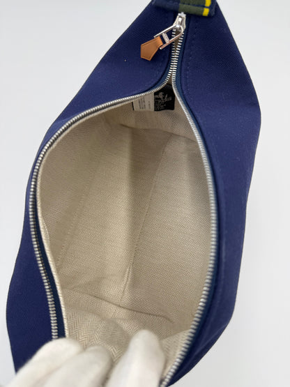 Hermès Pouch Bride-à-Brac H Pavillon PM Bleu Marine - Pally Vintage Closet