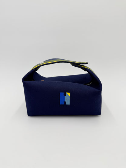 Hermès Pouch Bride-à-Brac H Pavillon PM Bleu Marine - Pally Vintage Closet