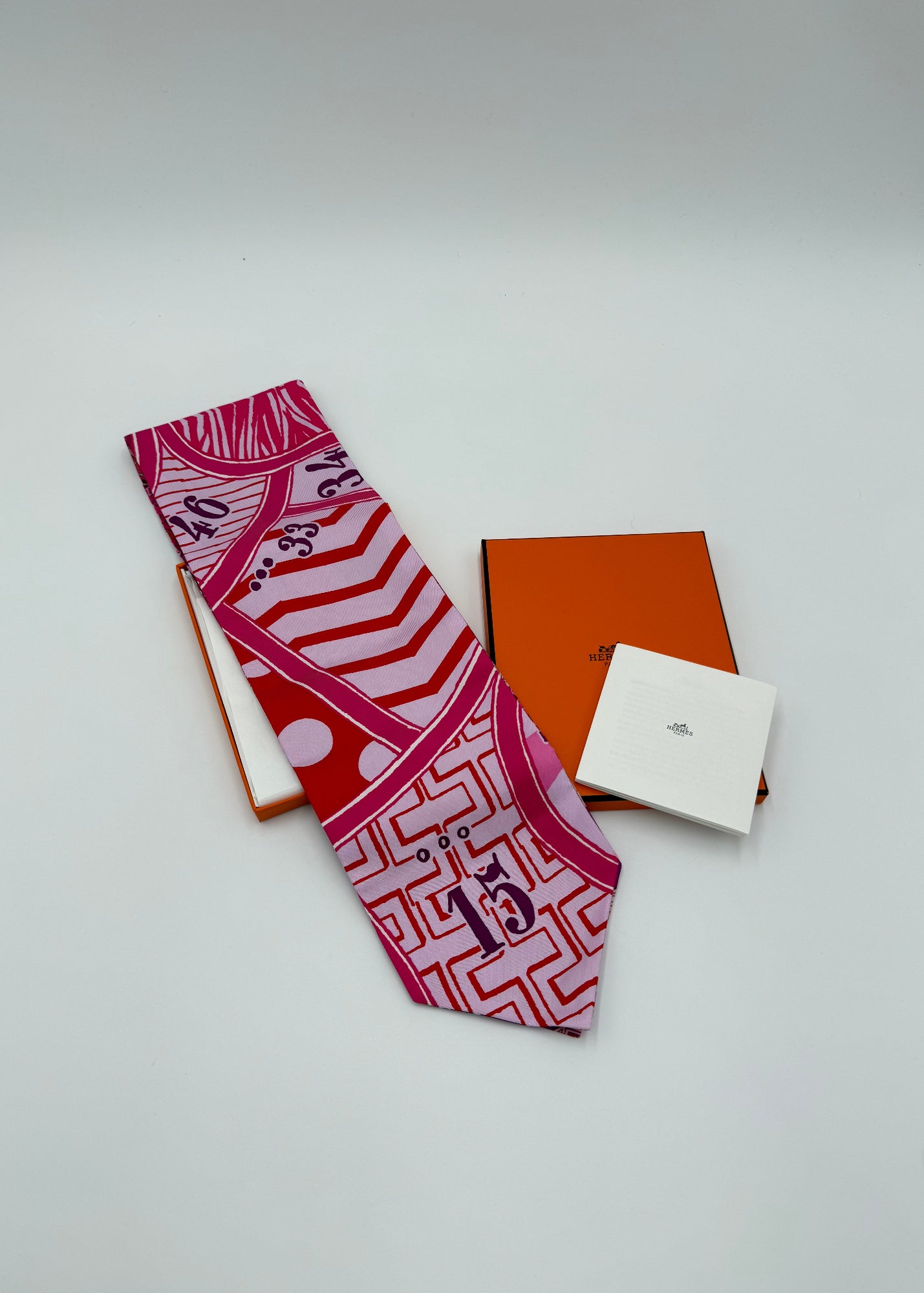 Hermès Twilly in Seta Multicolore