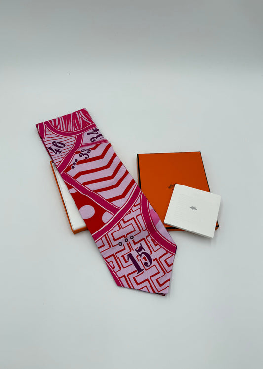 Hermès Twilly in Seta Multicolore