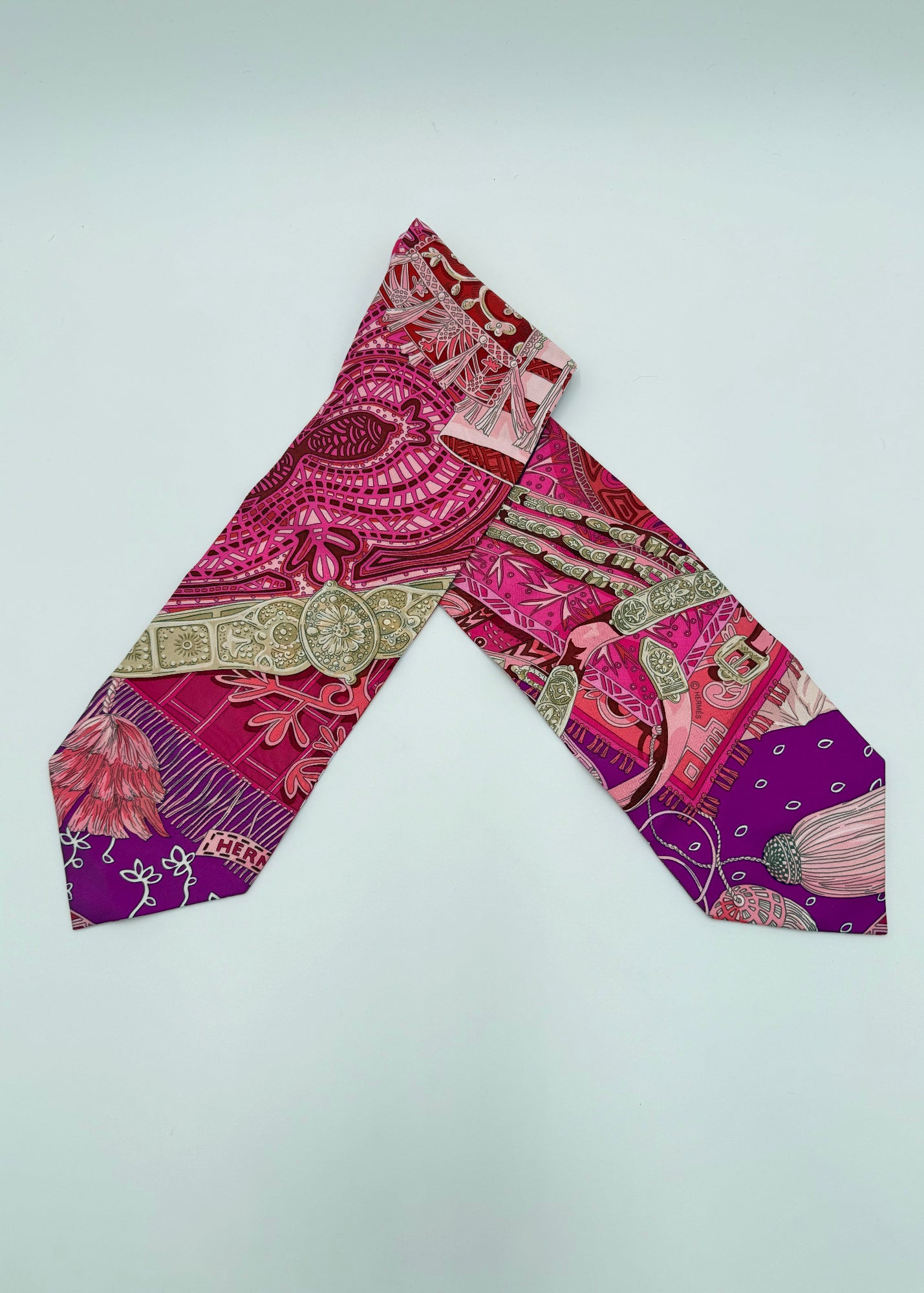 Hermès Twilly in Seta Multicolore