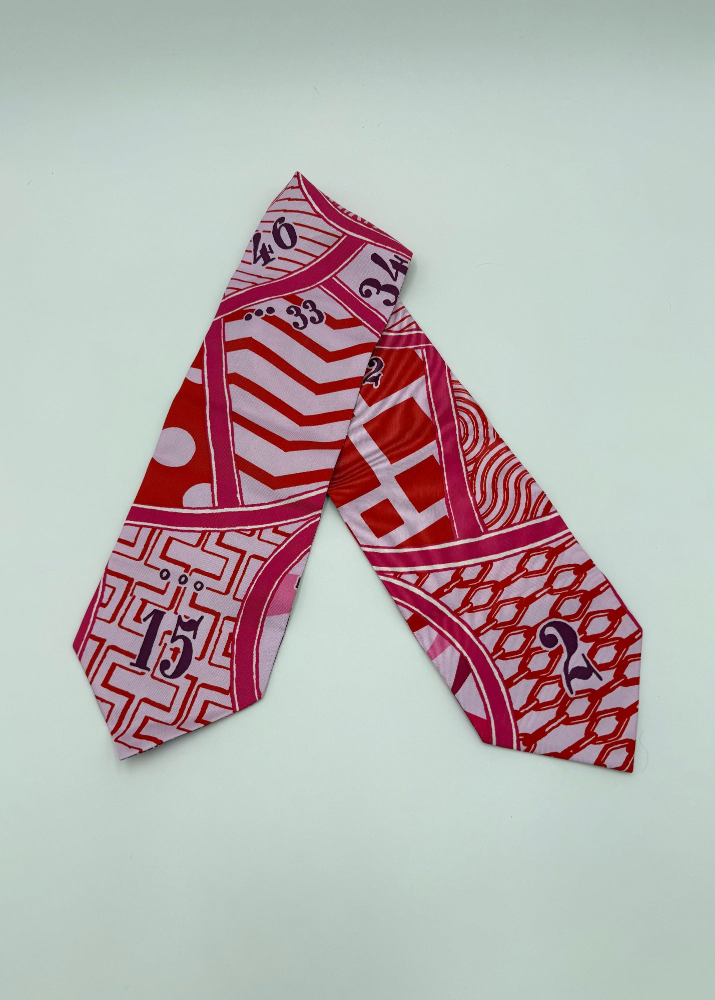 Hermès Twilly in Seta Multicolore