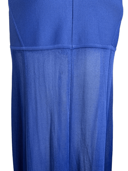 Hervé Léger Abito Vintage Lungo Bandage in Blu Navy - Pally Vintage Closet