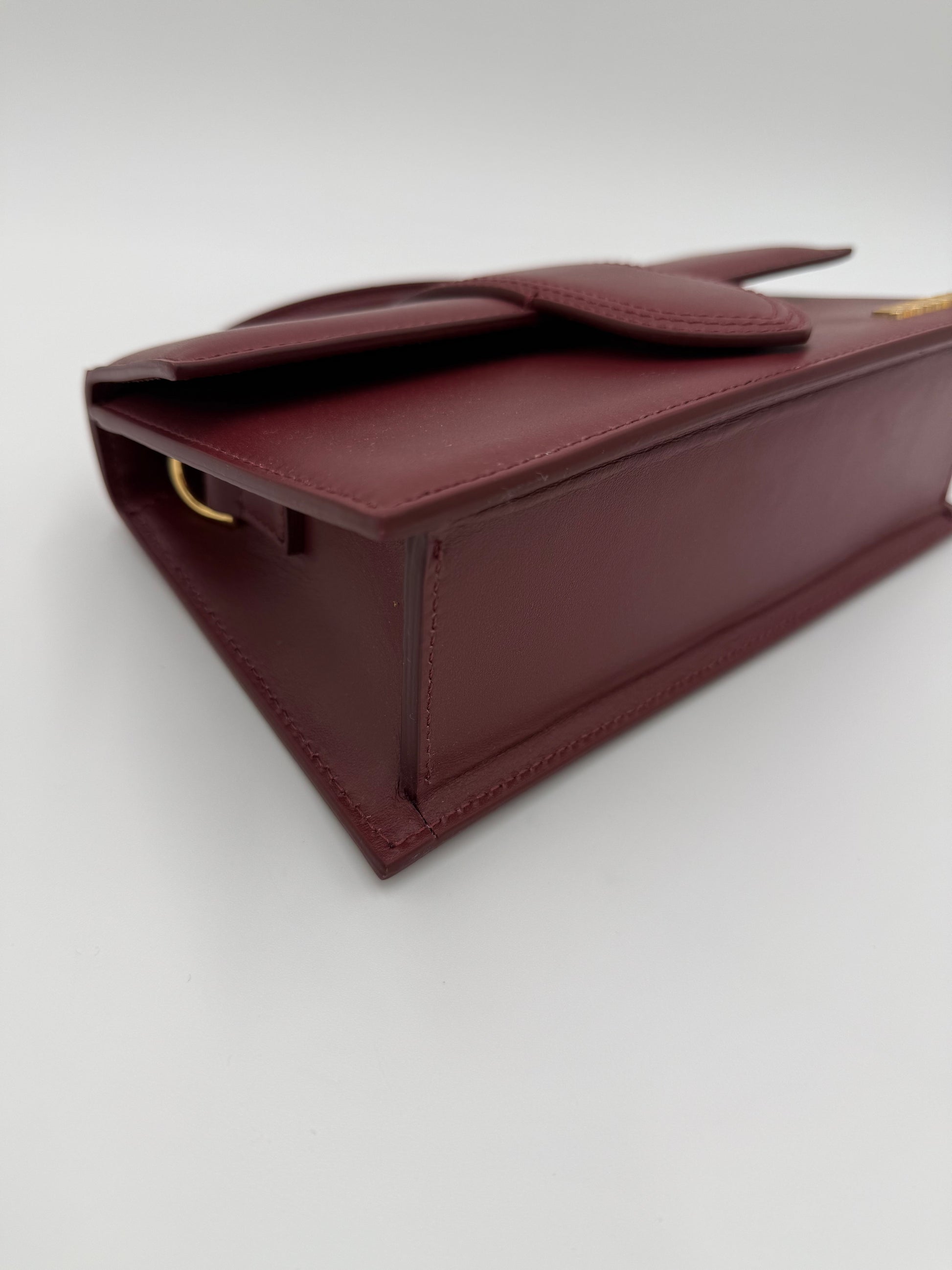 Jacquemus Borsa Le Grand Bambino Bordeaux - Pally Vintage Closet