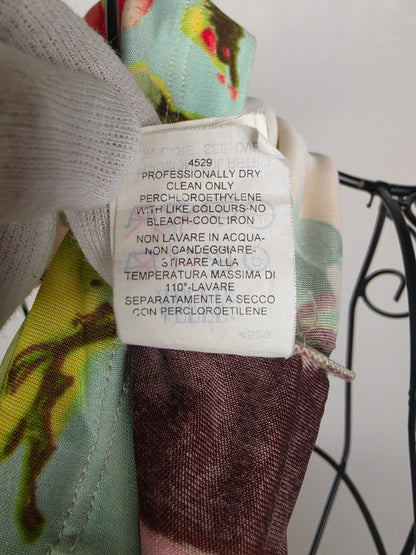 Jean Paul Gaultier Completo Vintage Canotta e Gonna con Stampa Floreale Rosa - Pally Vintage Closet