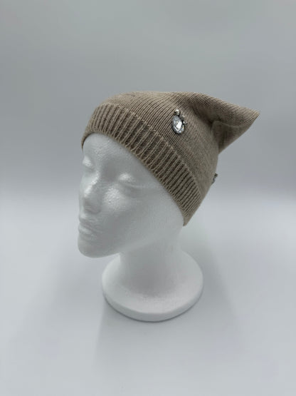 Jimmy Choo Berretto in Lana Cashmere con Dettagli Gioiello - Pally Vintage Closet