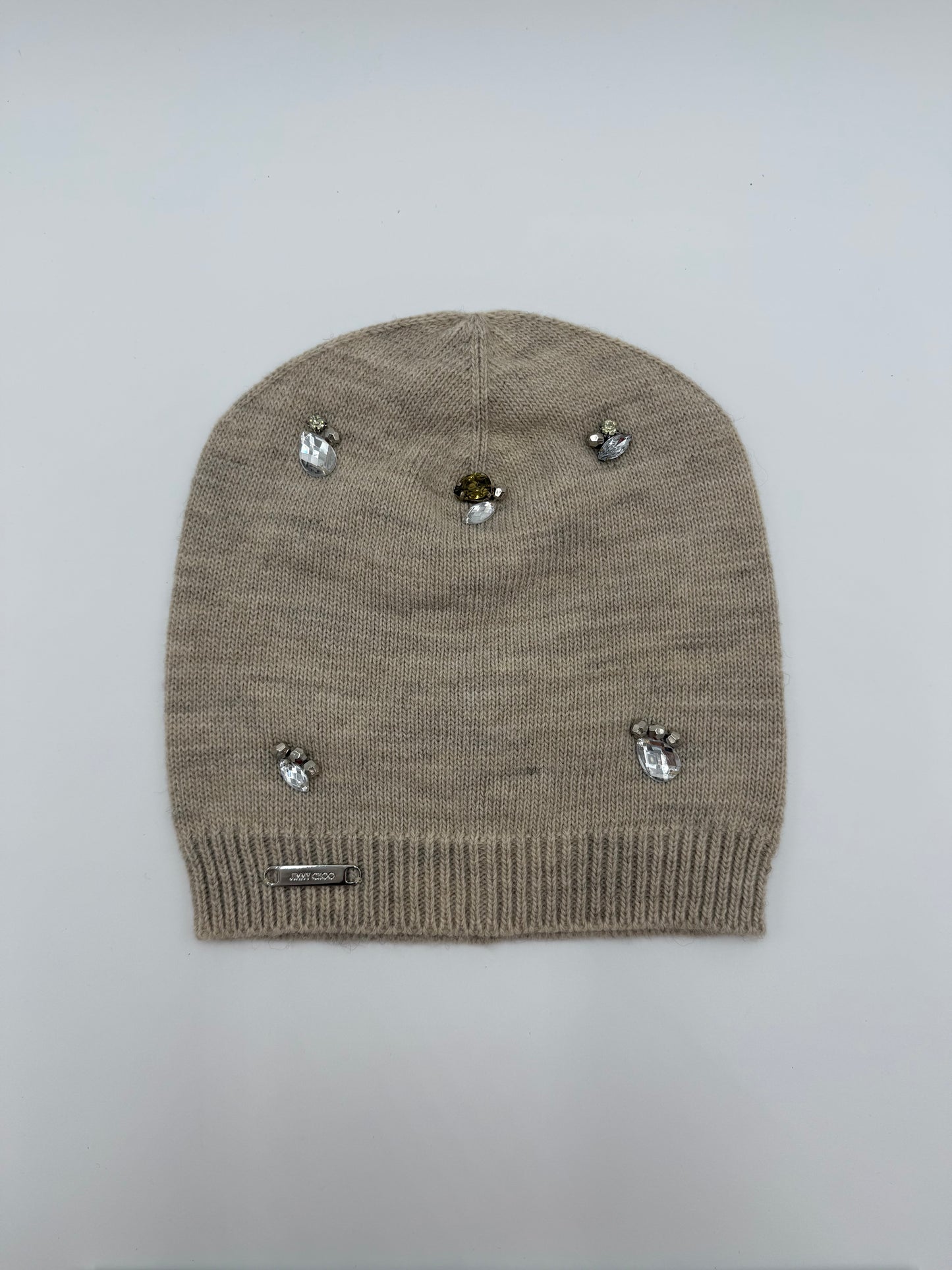 Jimmy Choo Berretto in Lana Cashmere con Dettagli Gioiello - Pally Vintage Closet