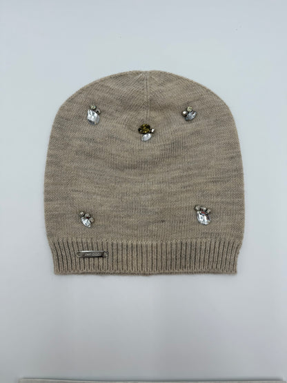 Jimmy Choo Berretto in Lana Cashmere con Dettagli Gioiello - Pally Vintage Closet