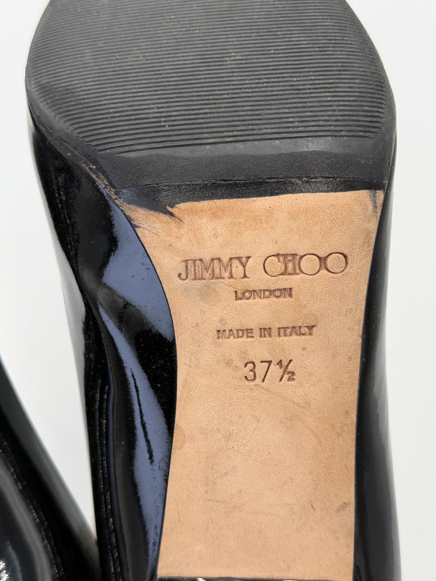 Jimmy Choo Décolleté Vintage Agnes 247 Vernice Nero