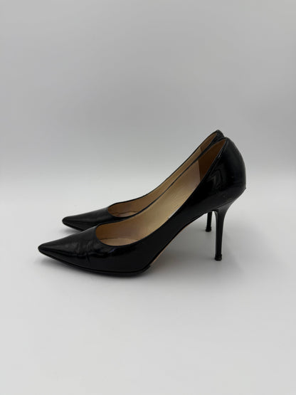 Jimmy Choo Décolleté Vintage Agnes 247 Vernice Nero