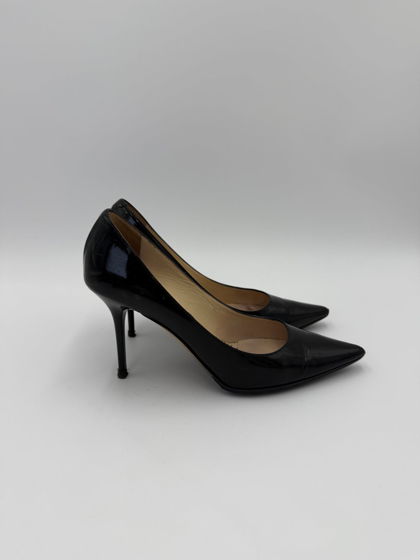 Jimmy Choo Décolleté Vintage Agnes 247 Vernice Nero