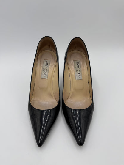 Jimmy Choo Décolleté Vintage Agnes 247 Vernice Nero