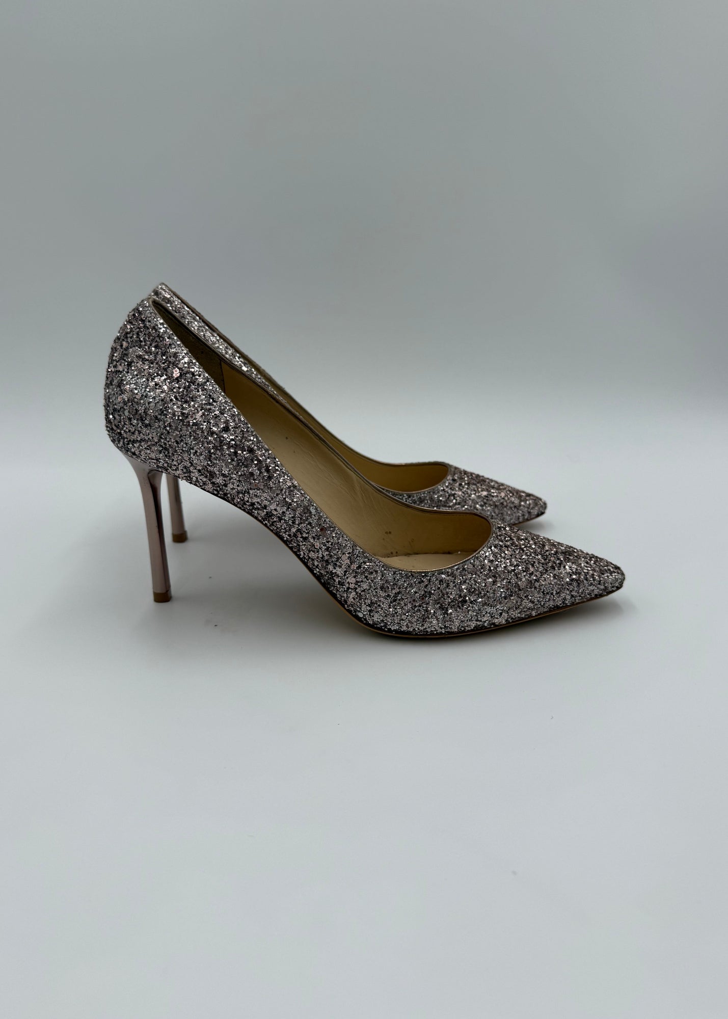 Jimmy Choo Decollété Romy 85 con Glitter