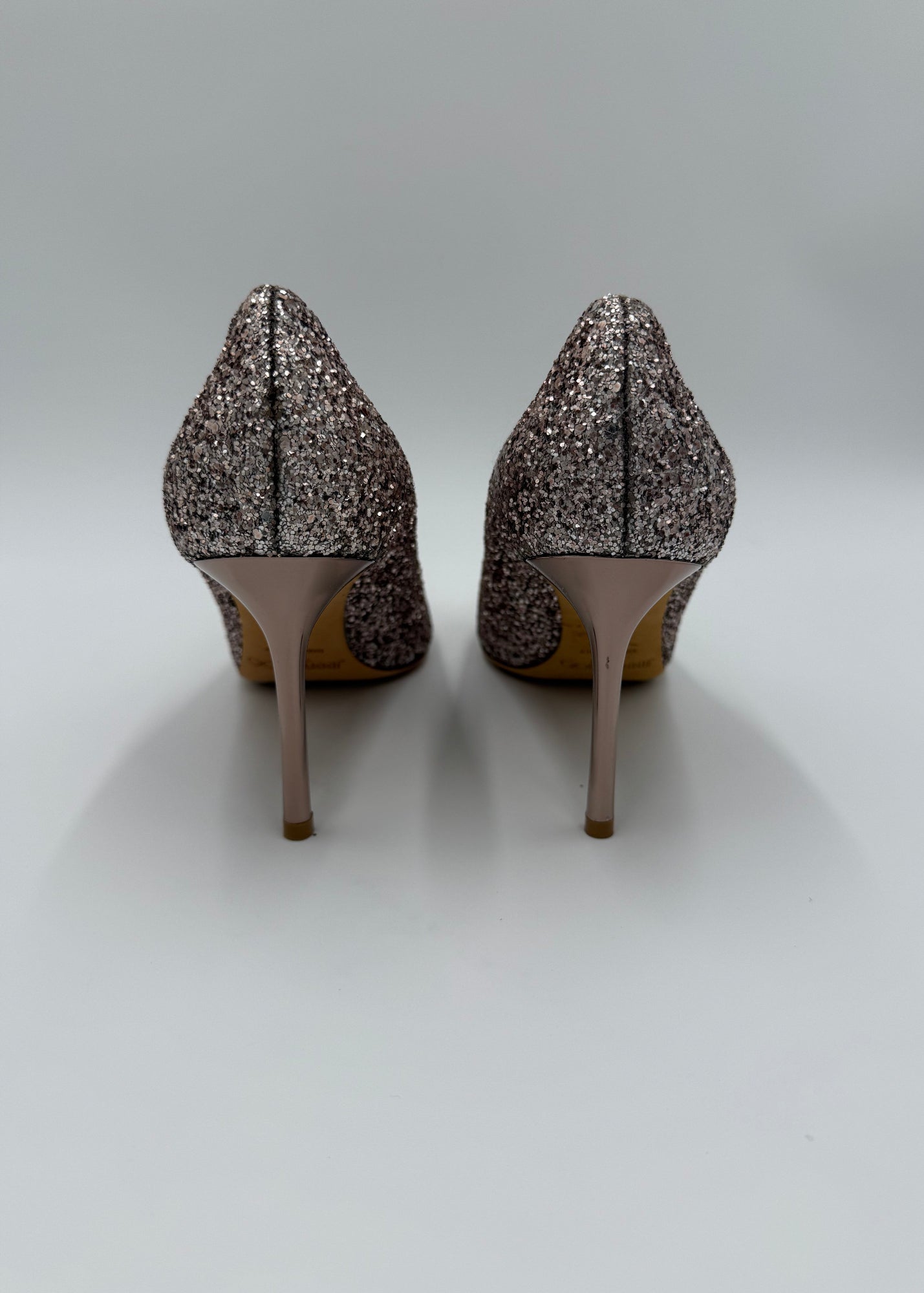 Jimmy Choo Decollété Romy 85 con Glitter