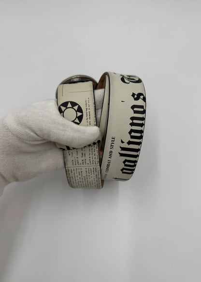 John-Galliano-Cintura-Newspaper-Collection-Vintage-Bianca-66784560349508 - Pally Vintage Closet