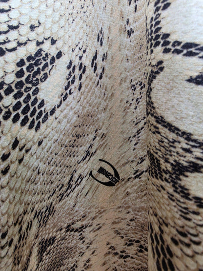 Just Cavalli Abito Lungo Vintage in Misto Seta Animalier - Pally Vintage Closet