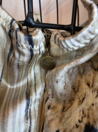 Just Cavalli Abito Lungo Vintage in Misto Seta Animalier - Pally Vintage Closet