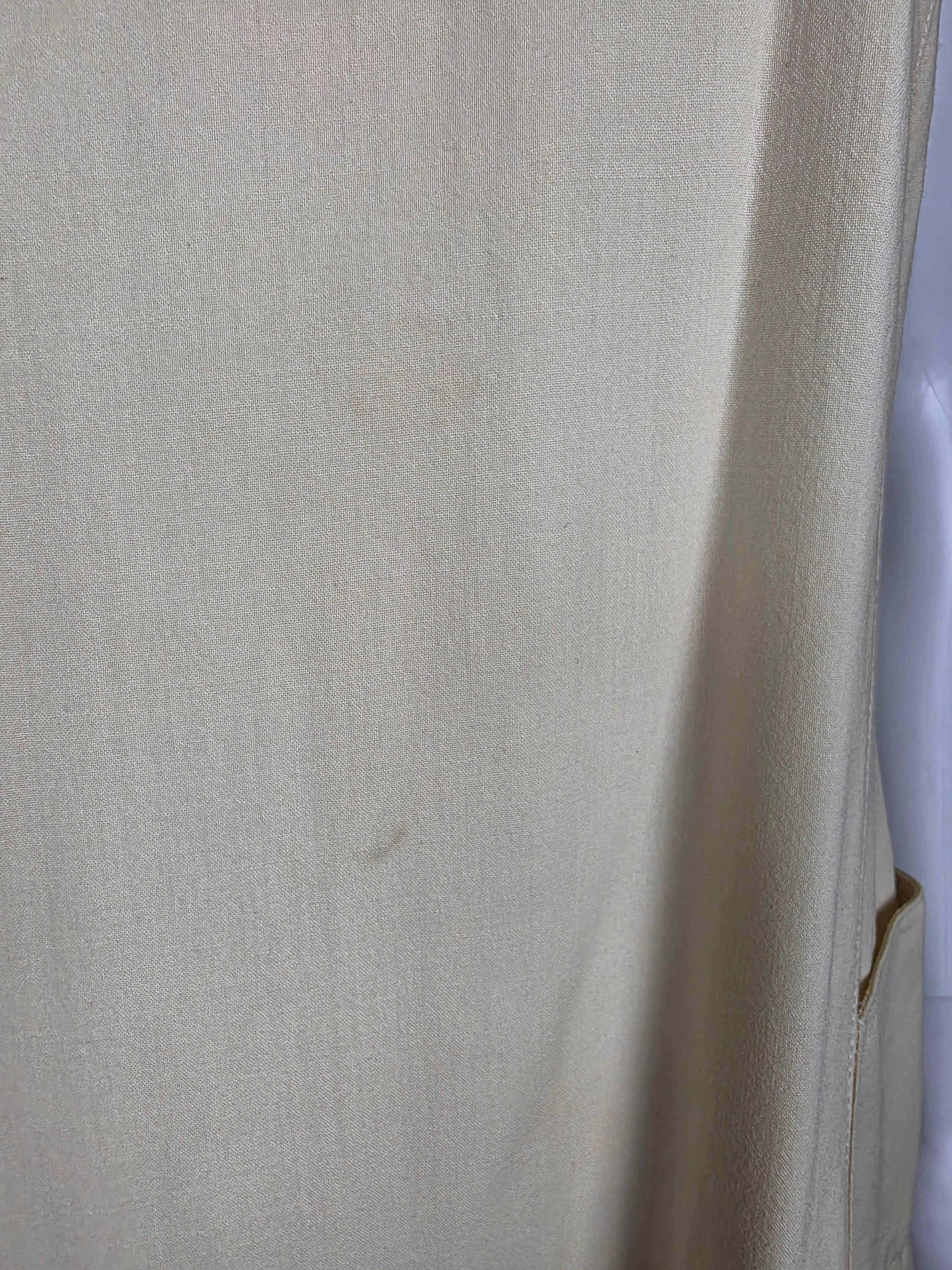 Karl Lagerfeld Abito Vintage in Crepe di Seta Avorio - Pally Vintage Closet