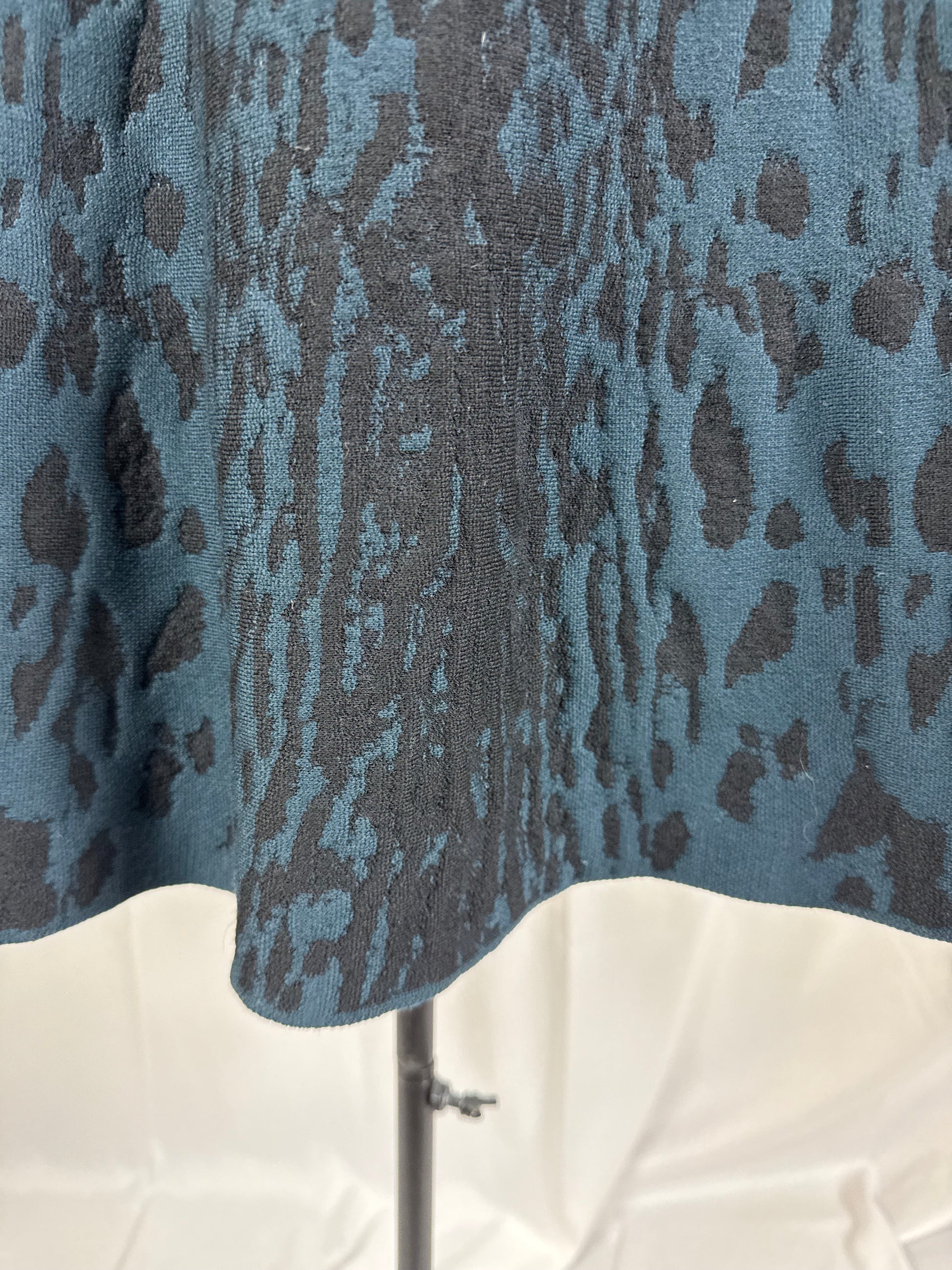 Lanvin Abito in Maglia Jacquard Leopardata Blu Navy - Pally Vintage Closet