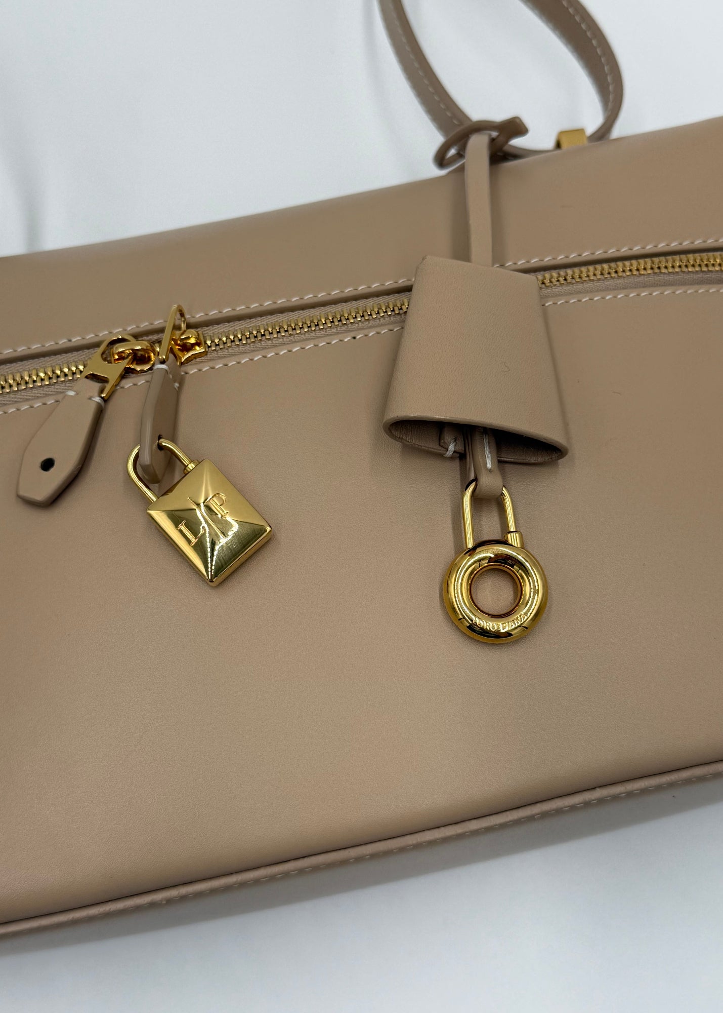 Loro Piana Borsa Extra L27 Light Mastic/Sun Gold