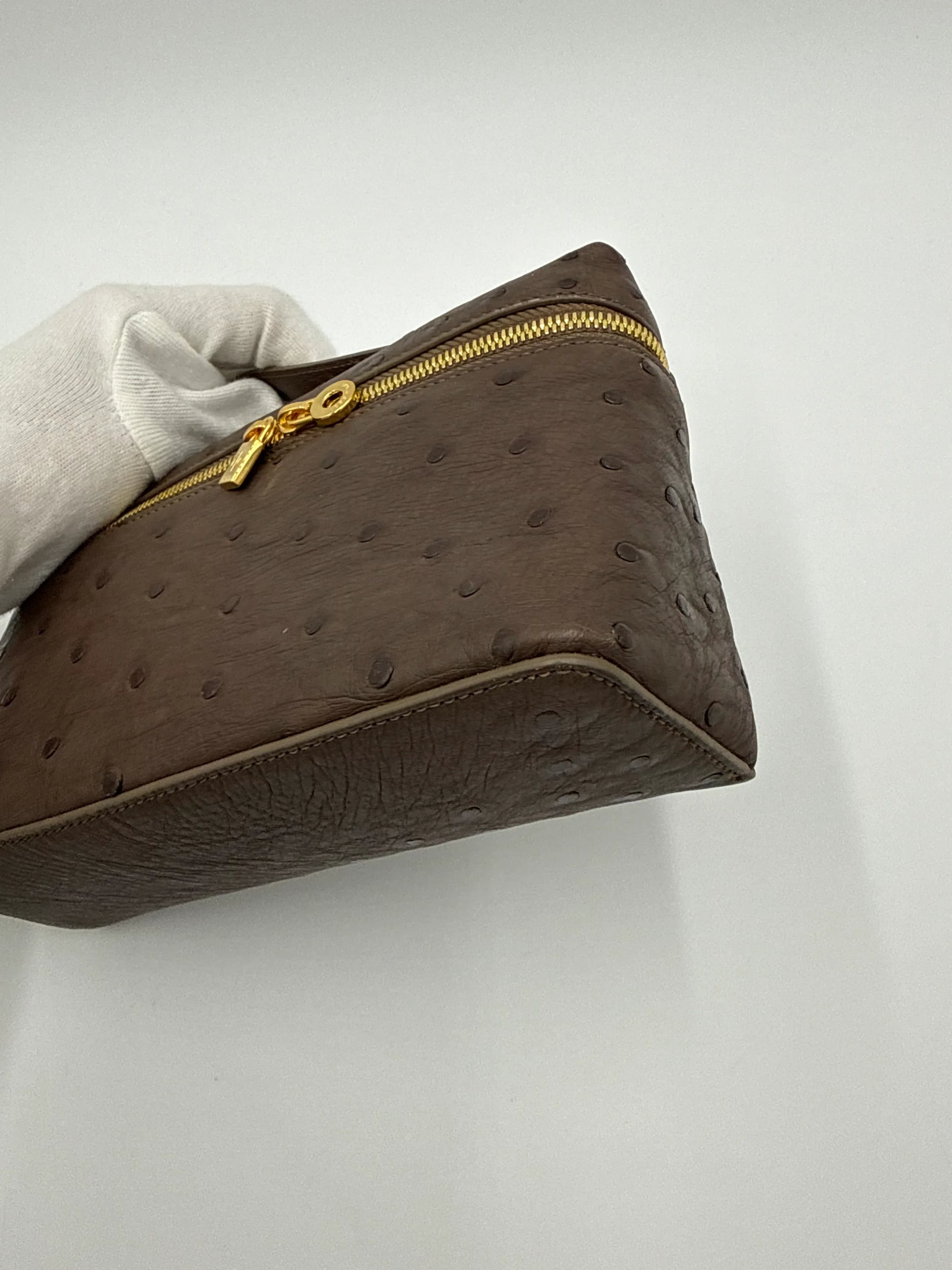 Loro-Piana-Borsa-Extra-Pocket-L19-Pelle-di-Struzzo-Taupe-70314482696516 - Pally Vintage Closet