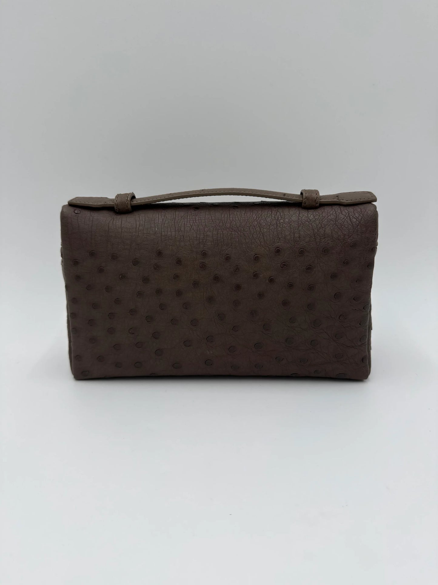 Loro-Piana-Borsa-Extra-Pocket-L19-Pelle-di-Struzzo-Taupe-70314482958660 - Pally Vintage Closet