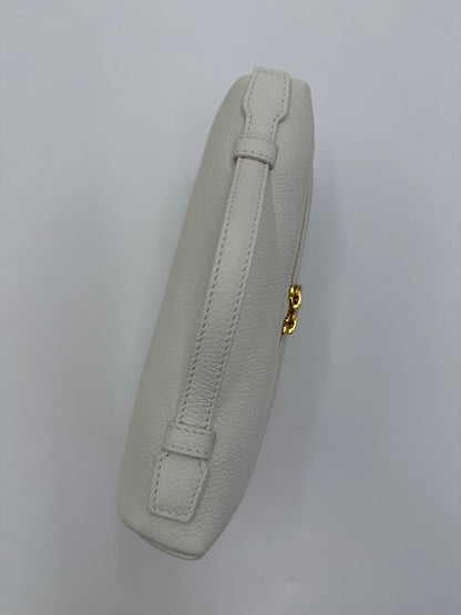 Loro Piana Borsa Extra Pocket L19 Pelle di Vitello Martellata Bianca - Pally Vintage Closet