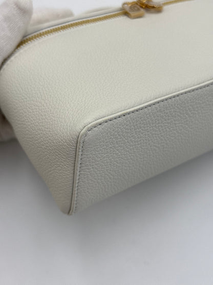 Loro Piana Borsa Extra Pocket L19 Pelle di Vitello Martellata Bianca - Pally Vintage Closet
