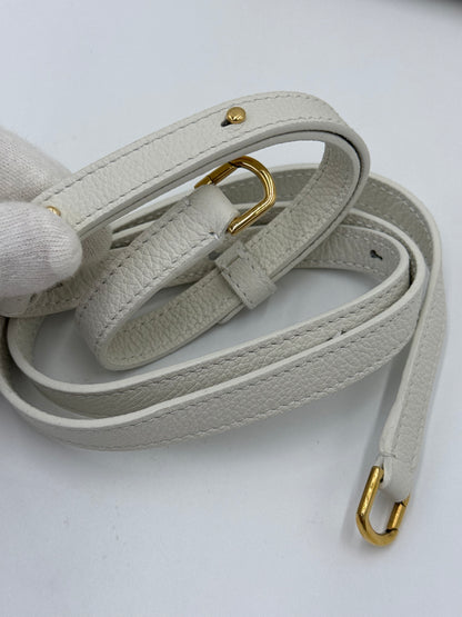 Loro Piana Borsa Extra Pocket L19 Pelle di Vitello Martellata Bianca - Pally Vintage Closet