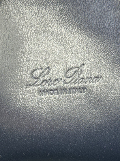 Loro Piana Borsa Extra Pocket L19 Pelle di Vitello Martellata Blu Navy - Pally Vintage Closet