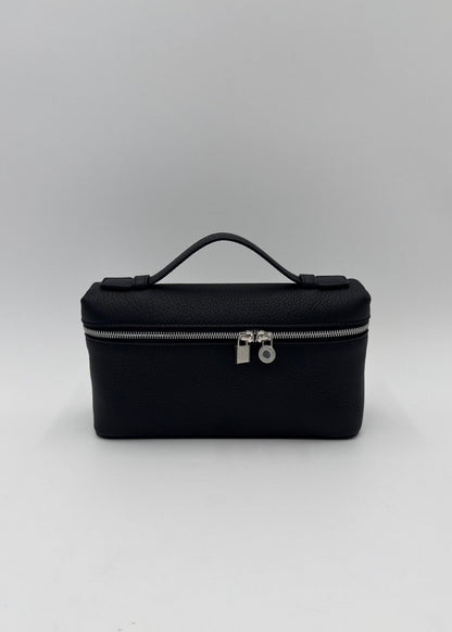 Loro Piana Borsa Extra Pocket L19 Pelle di Vitello Martellata Blu Navy - Pally Vintage Closet