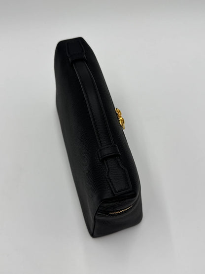 Loro-Piana-Borsa-Extra-Pocket-L19-Pelle-di-Vitello-Martellata-Nera-70314477879620 - Pally Vintage Closet