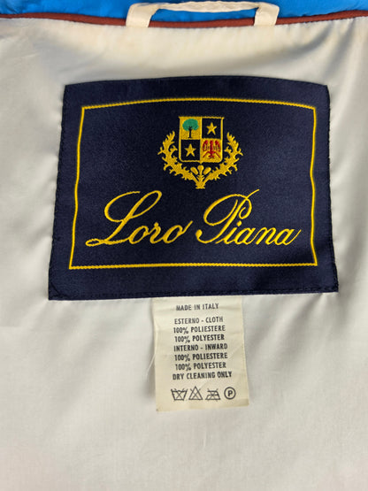 Loro Piana Piumino Vintage con Cappuccio Azzurro - Pally Vintage Closet