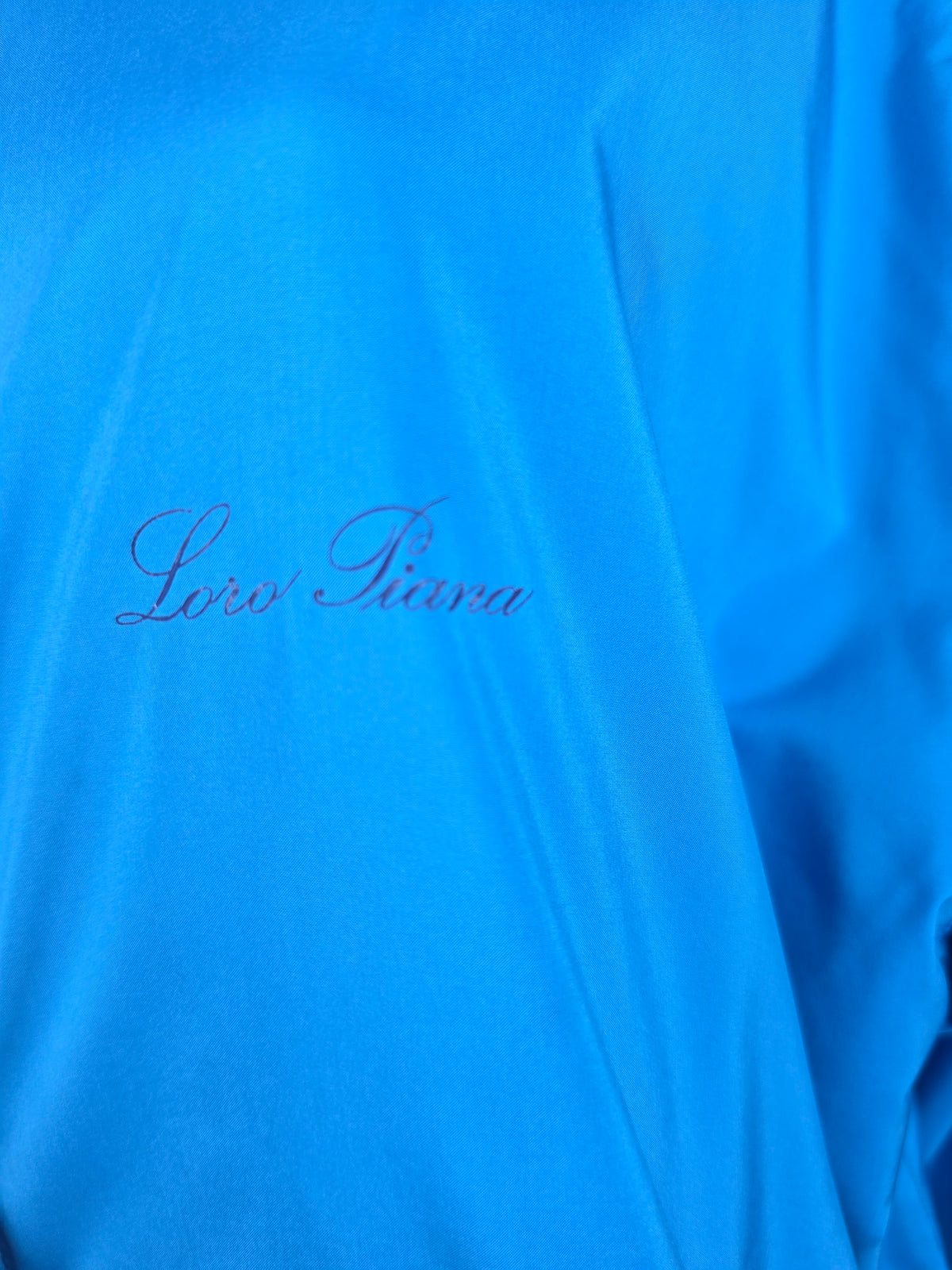 Loro Piana Piumino Vintage con Cappuccio Azzurro - Pally Vintage Closet