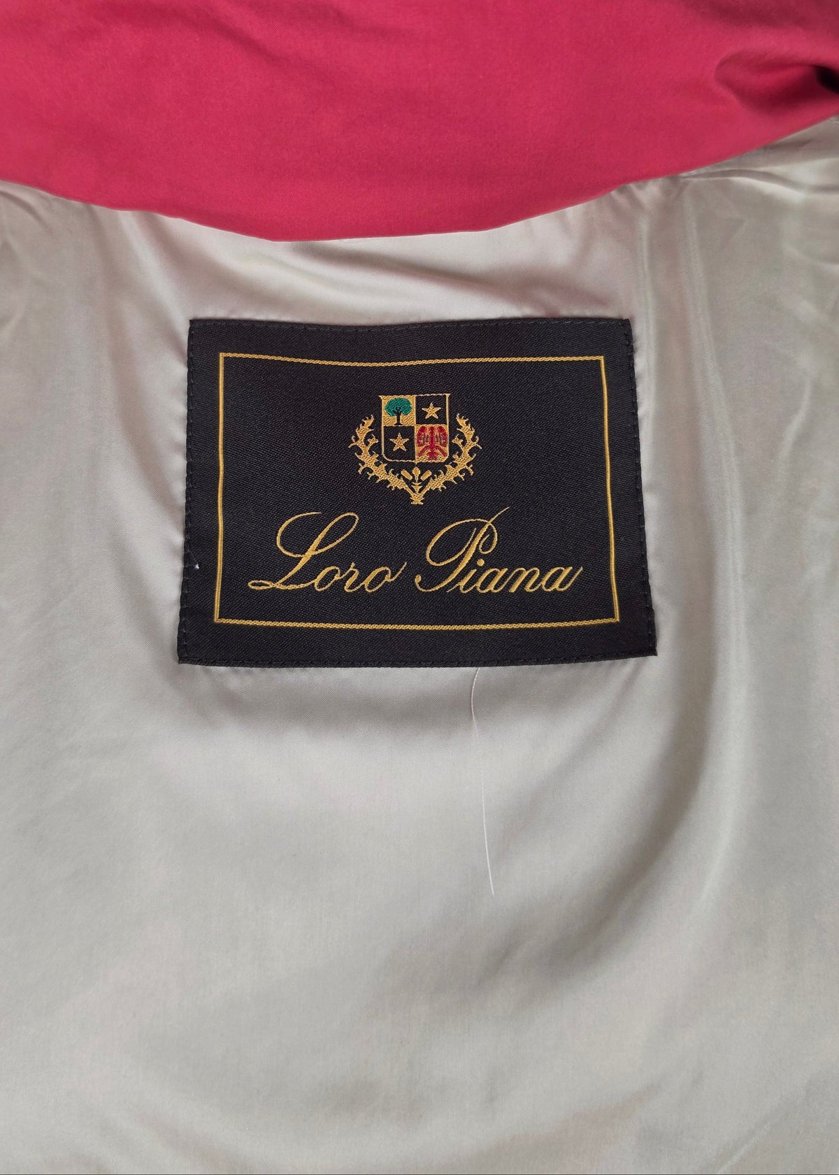 Loro Piana Piumino Vintage con Maniche Staccabili Rossa - Pally Vintage Closet