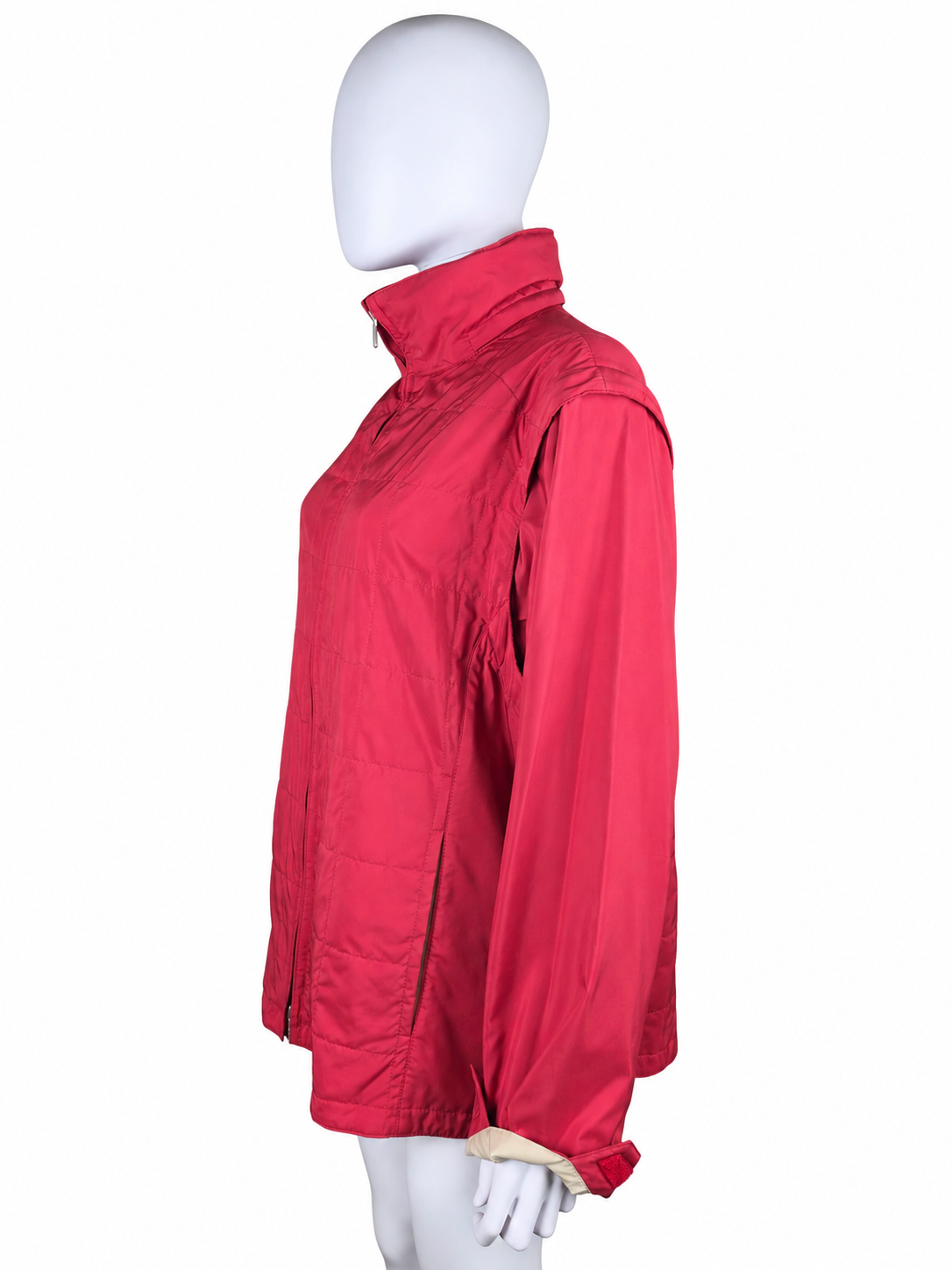 Loro Piana Piumino Vintage con Maniche Staccabili Rossa - Pally Vintage Closet