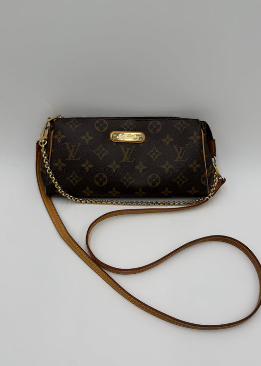 Louis Vuitton Borsa Eva Clutch Monogram Canvas Marrone - Pally Vintage Closet