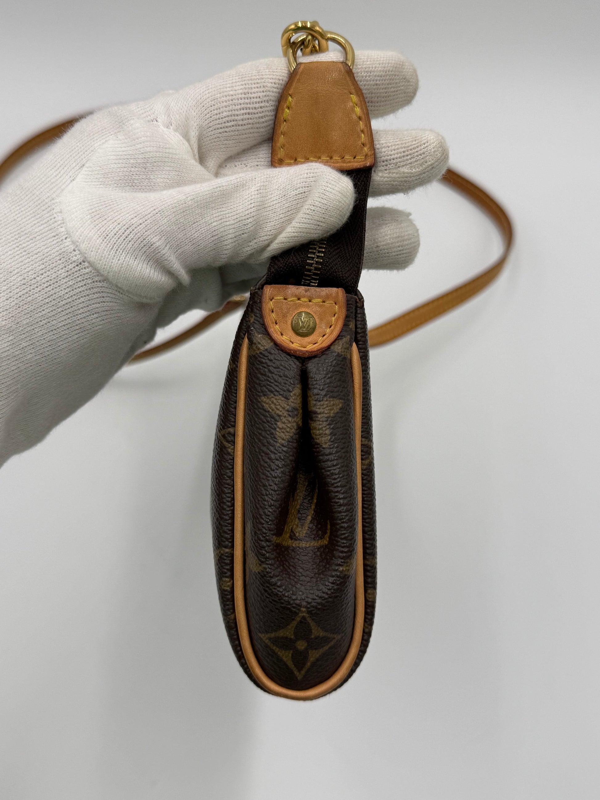 Louis Vuitton Borsa Eva Clutch Monogram Canvas Marrone - Pally Vintage Closet