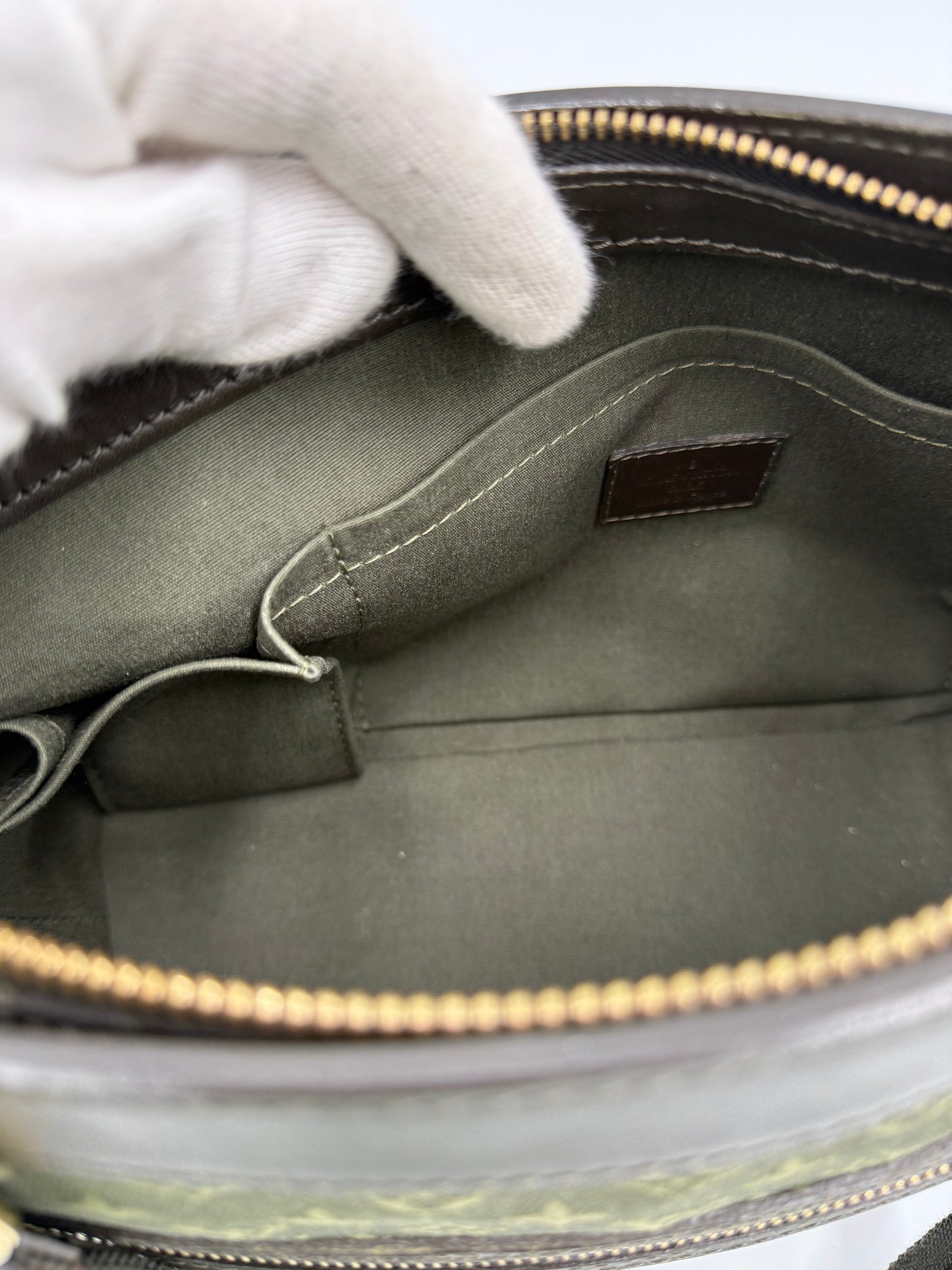 Louis Vuitton Borsa Lucile PM Monogram Mini Lin Kaki - Pally Vintage Closet