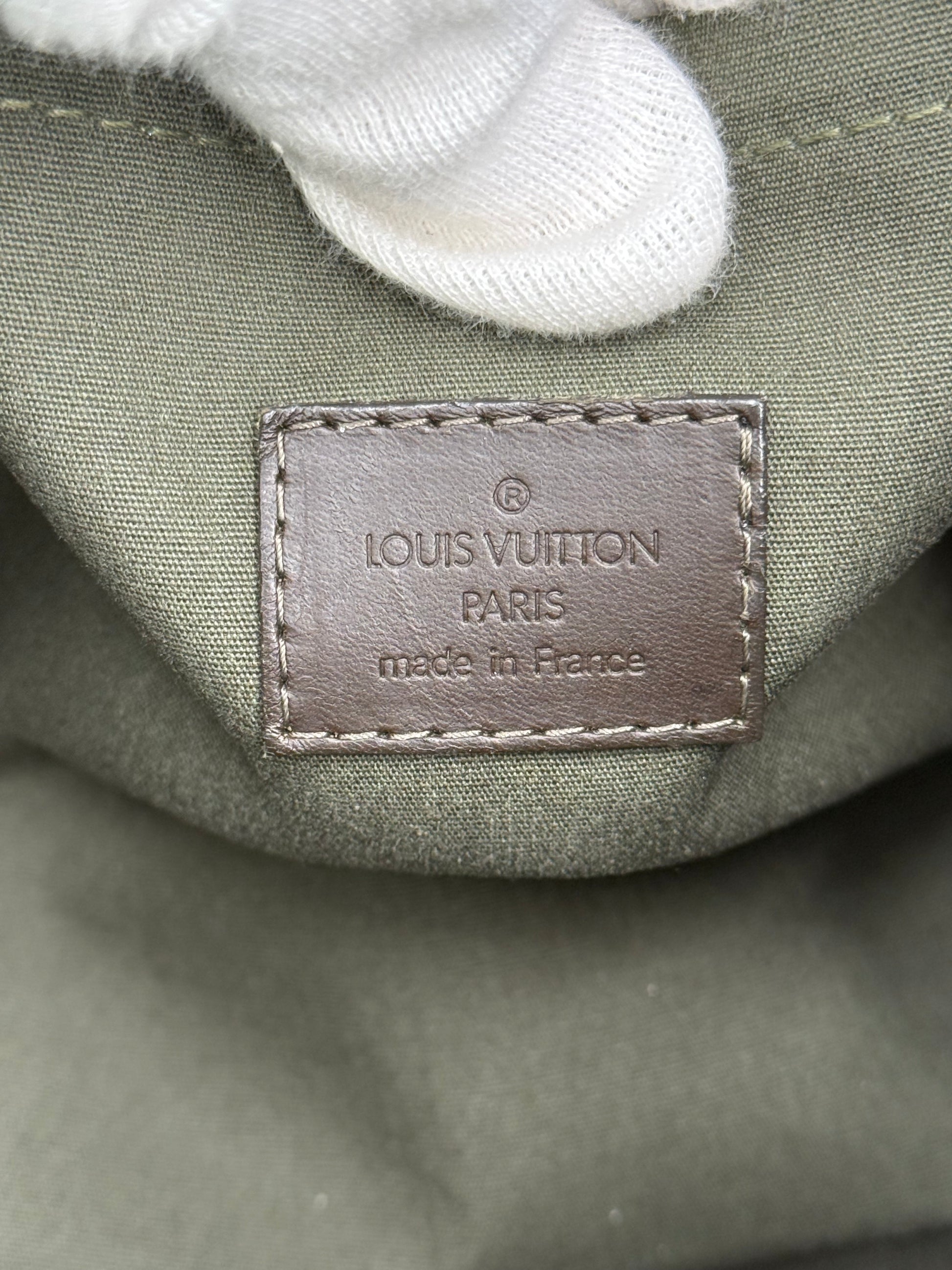 Louis Vuitton Borsa Lucile PM Monogram Mini Lin Kaki - Pally Vintage Closet