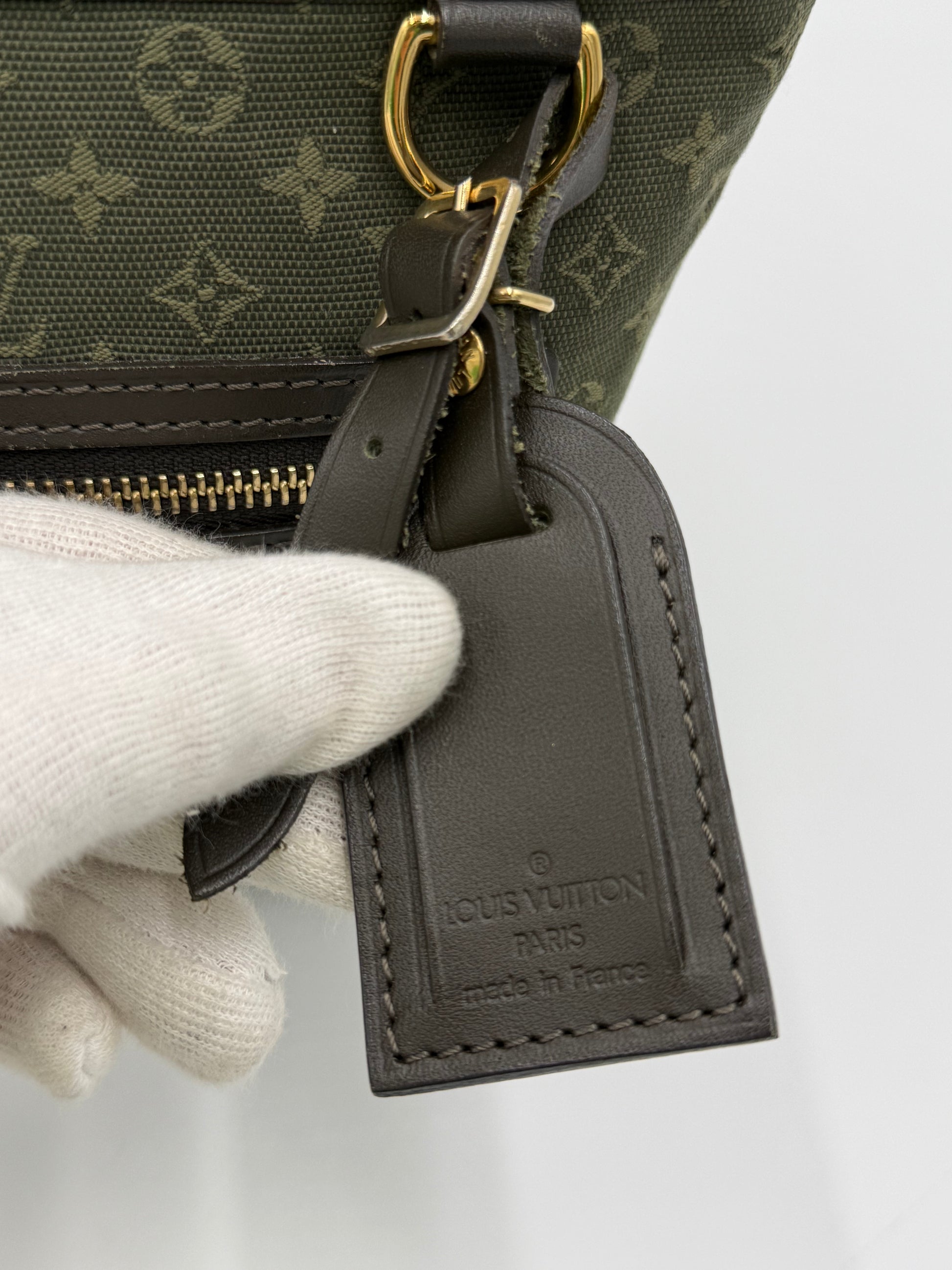 Louis Vuitton Borsa Lucile PM Monogram Mini Lin Kaki - Pally Vintage Closet