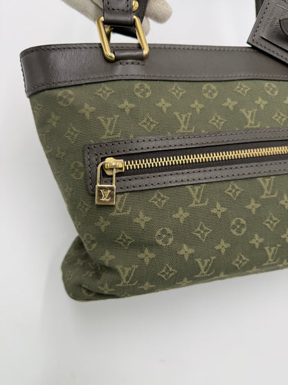 Louis Vuitton Borsa Lucile PM Monogram Mini Lin Kaki - Pally Vintage Closet